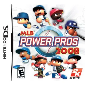 MLB Power Pros 2008 (USA) box cover front